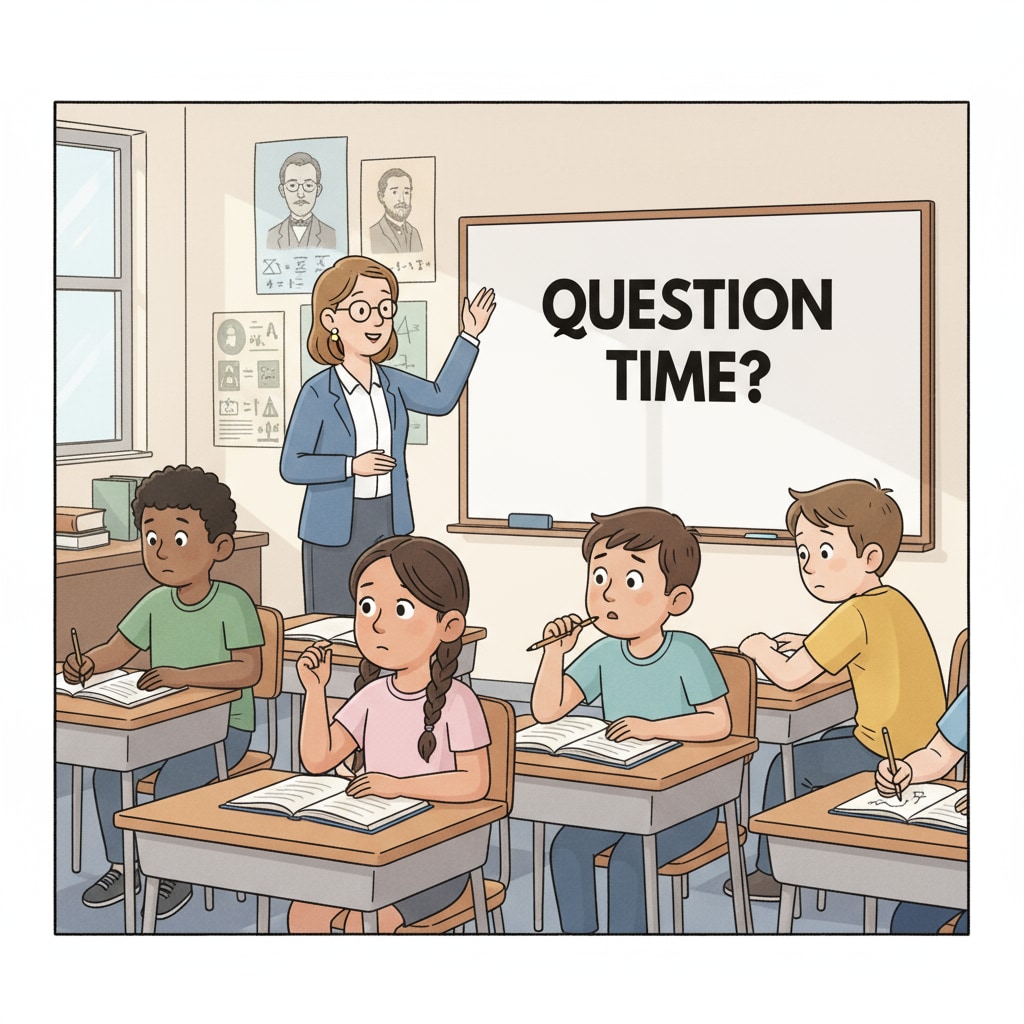 K12 students showing hesitation in asking questions in a university mathematics class