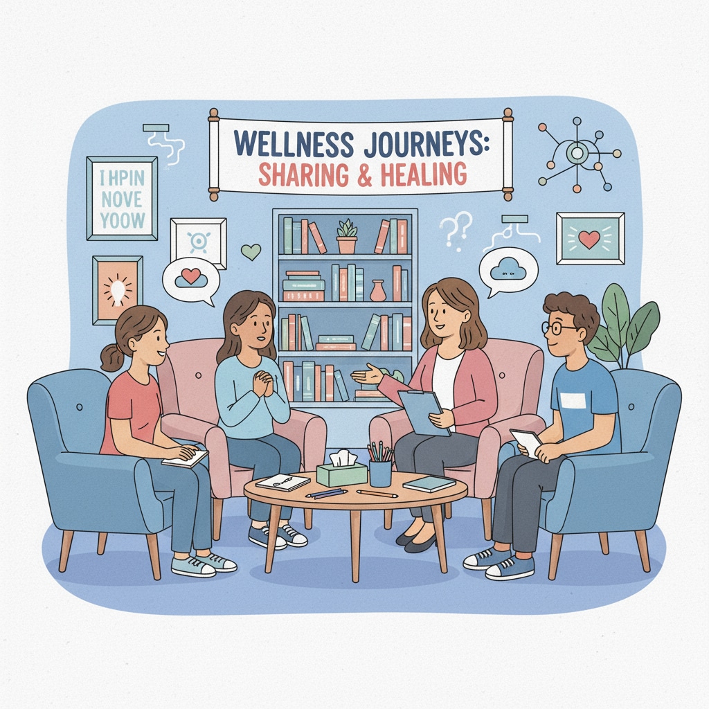 K12 students discussing mental health in a counseling room amidst the context of considering school leave and facing criticism