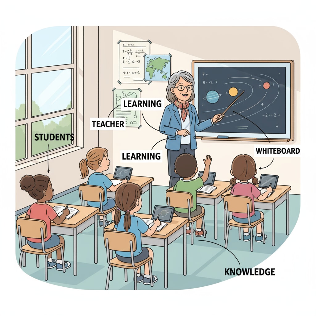 A group of students listening to a teacher, related to teachers, podcasts, and gratitude.