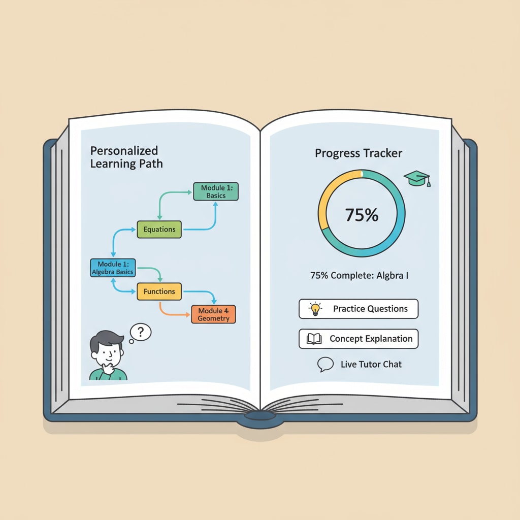 An intelligent tutoring system interface designed to support personalized learning in K12 education