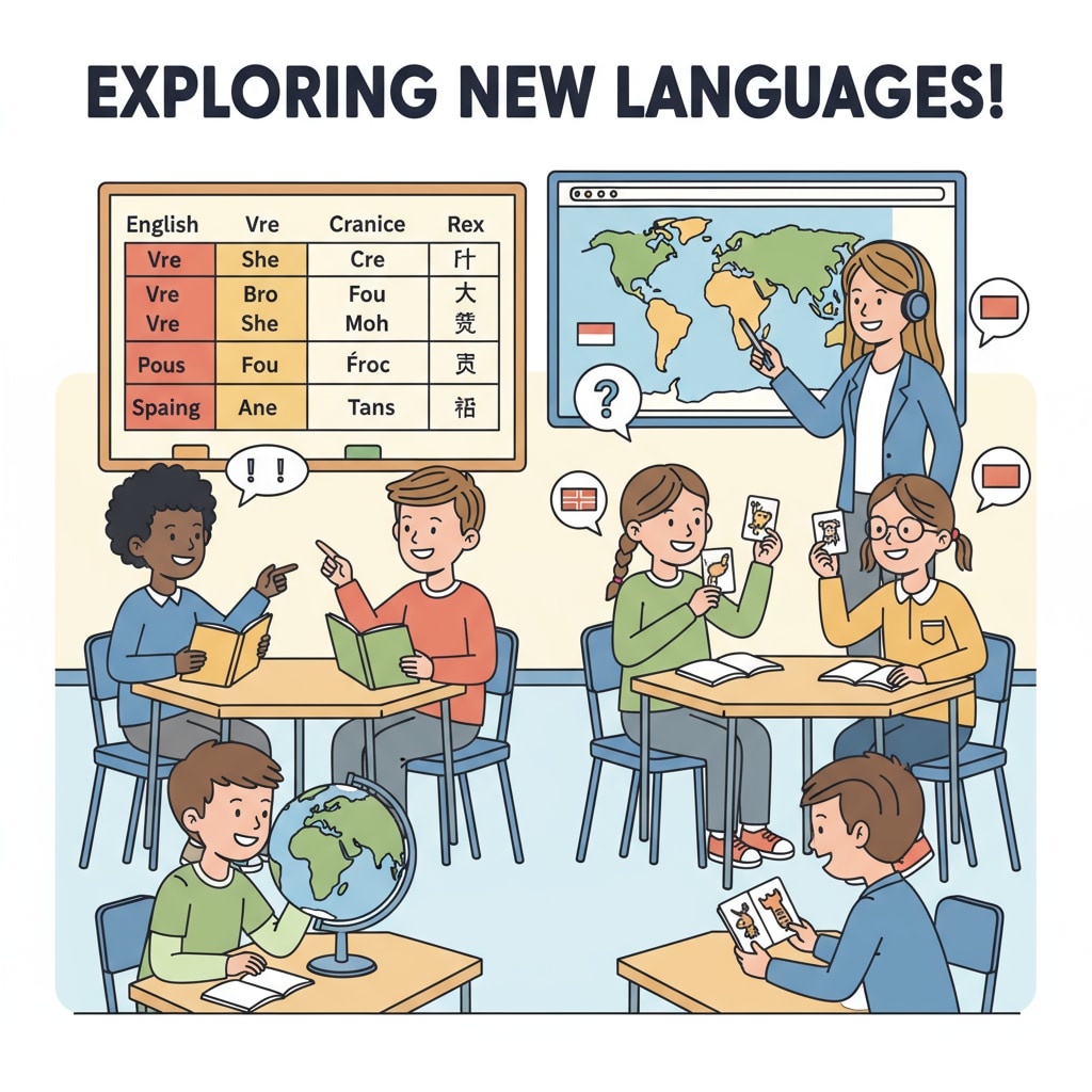 K12 students engaged in second language learning for cognitive expansion