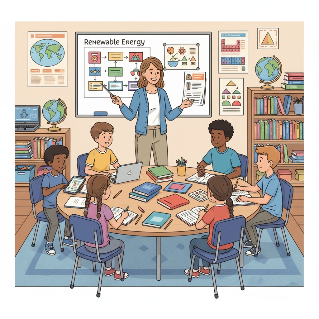 A teacher conducting a resource class with students of different grade levels for teaching balance