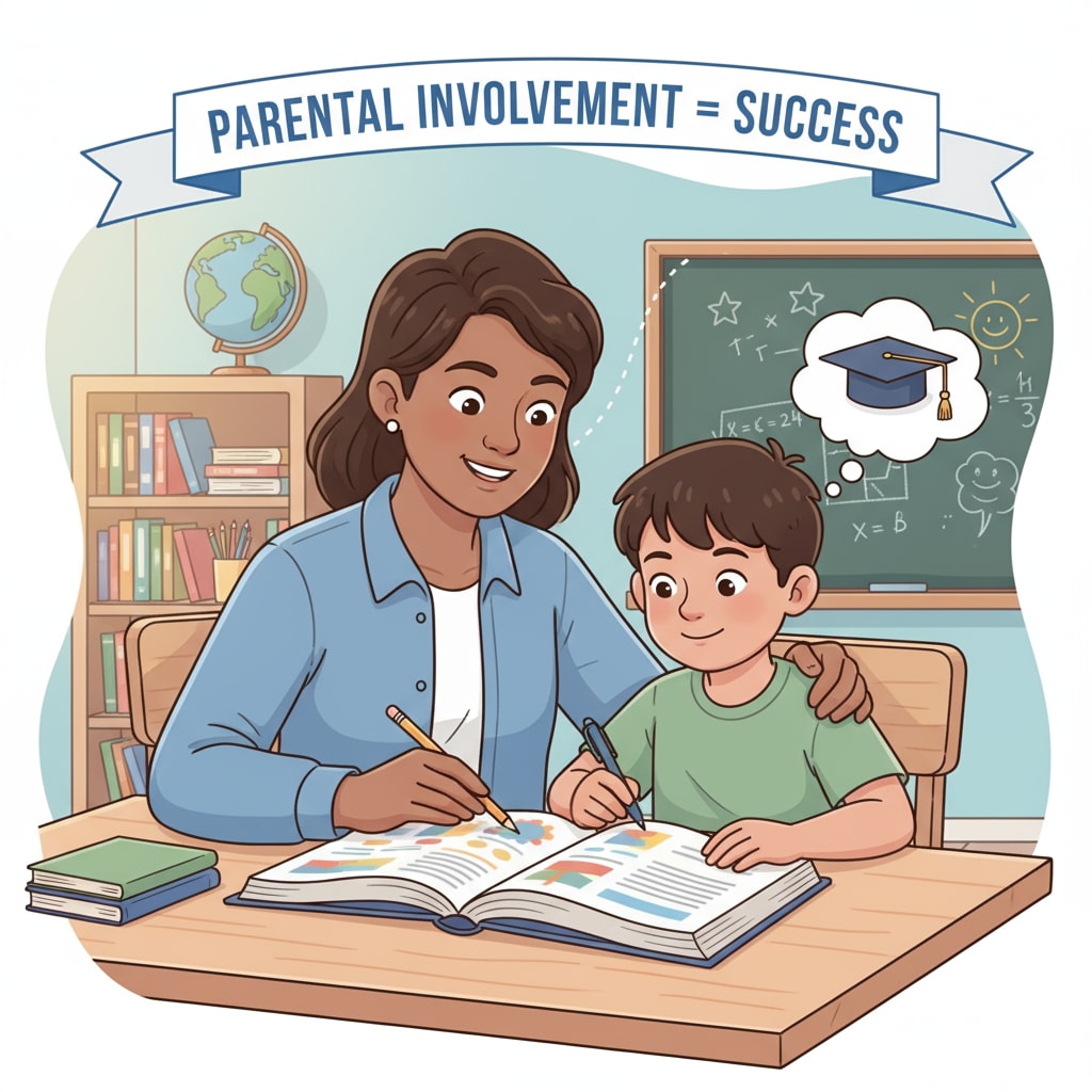 Parent and child discussing schoolwork at home in relation to child tax credit, student performance, and parental responsibility