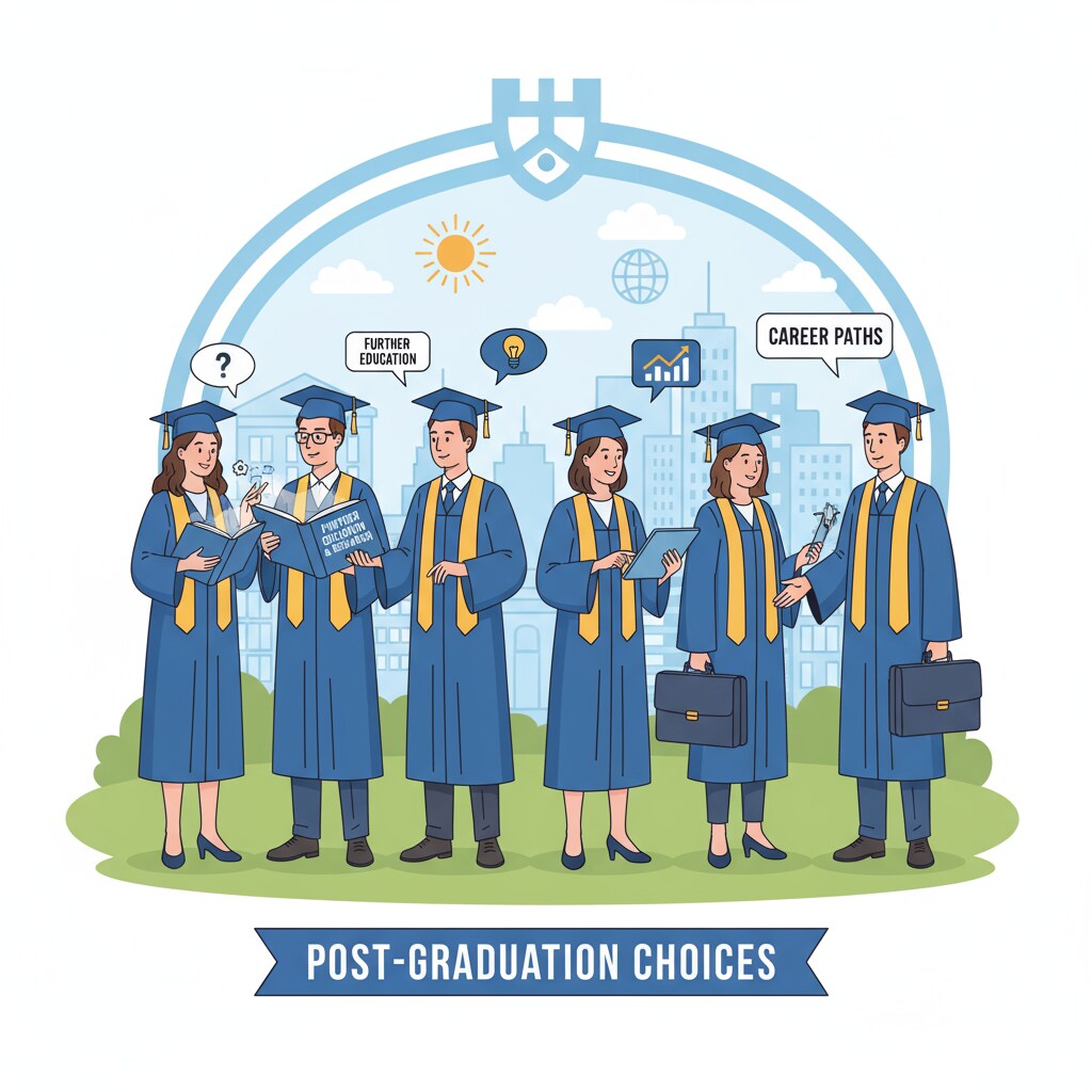 Technical graduates considering master's degree and employment options