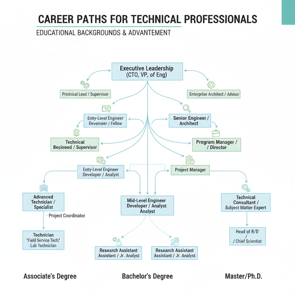 Career development prospects for technical graduates with bachelor's and master's degrees