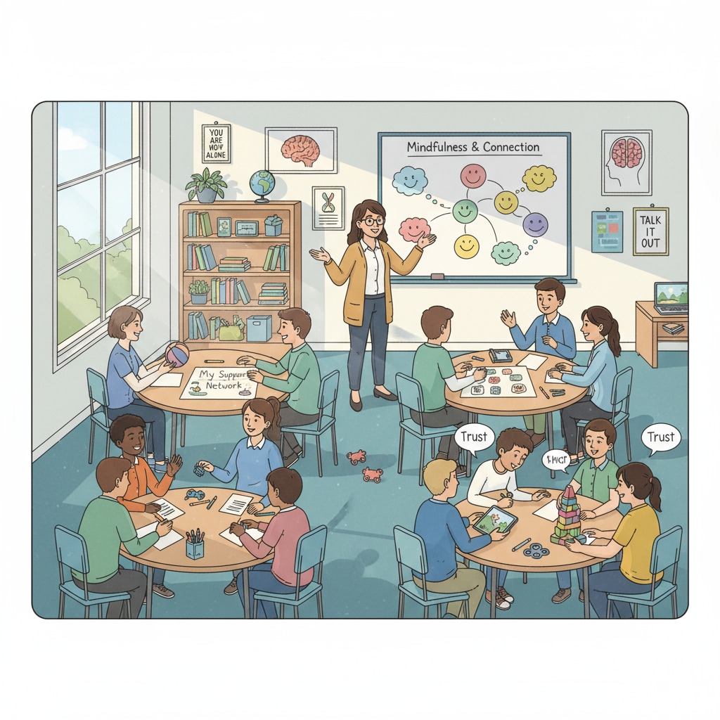 Classroom activity promoting students' psychological resilience in the context of school responsibility and home-school division of labor