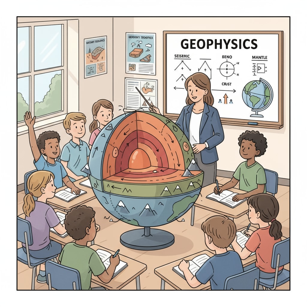 Geophysics teaching in a K12 classroom to address employment dilemmas with a second master's