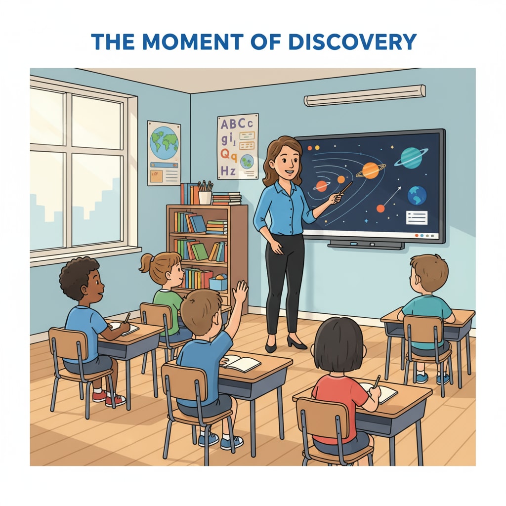 A classroom scene highlighting the influence of a teacher on students, related to the podcast about favorite teachers.