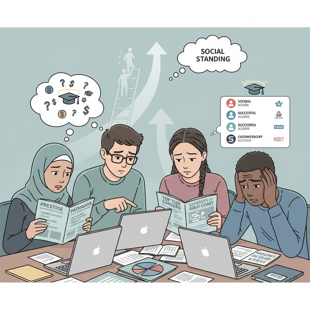 Students under pressure to choose majors for social status in educational choices