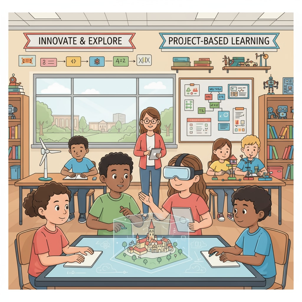 Students in a charter school classroom related to school district, public school, charter school, resource allocation