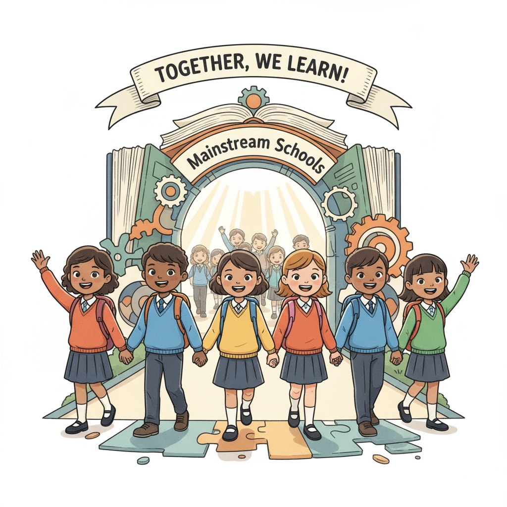 Special education students seeking mainstream school integration