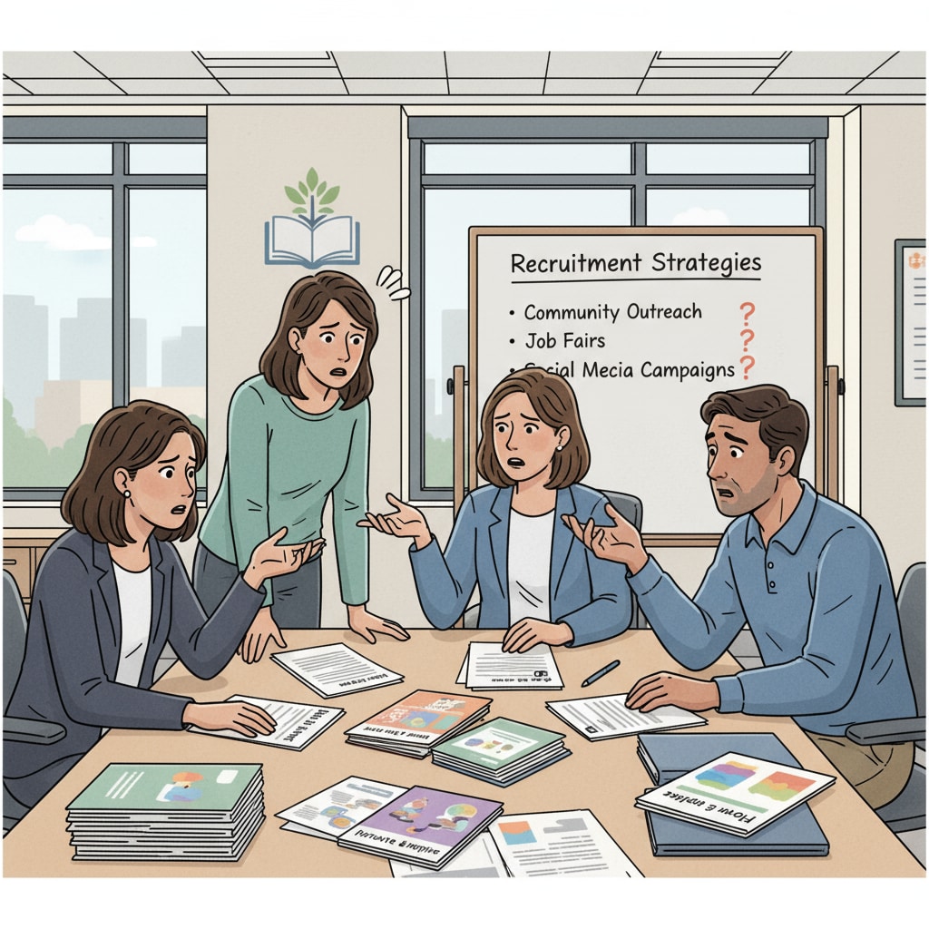 Charter school teachers under work pressure due to recruitment promotion tasks