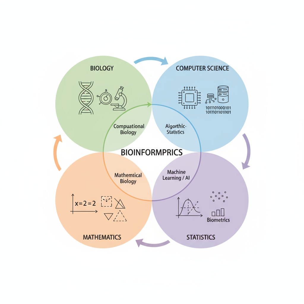 Interdisciplinary elements in bioinformatics