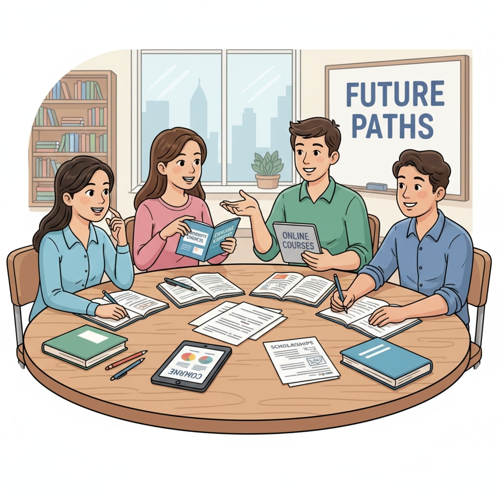 Young people discussing educational options including GED for high school dropouts with mental health concerns in the context of modeling careers