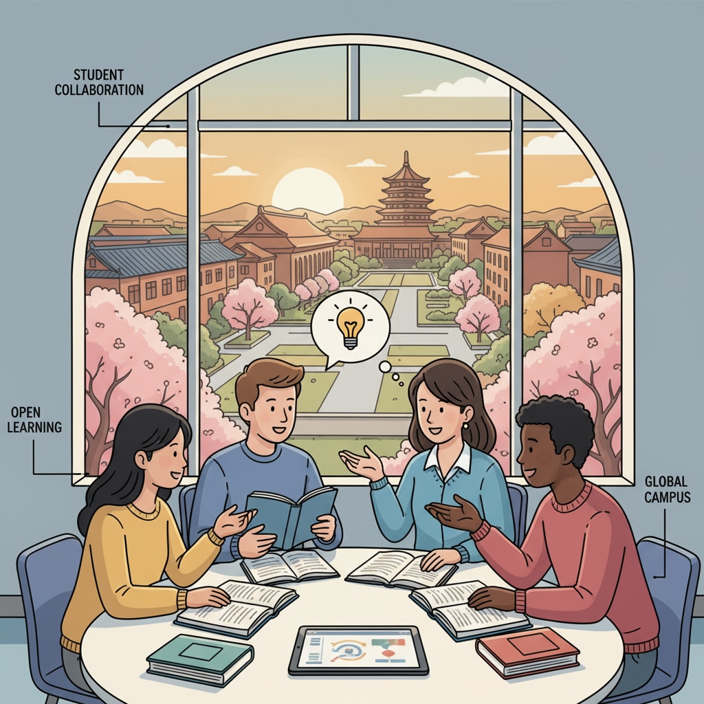 Transgender students considering psychology study abroad in Asian universities in a classroom discussion