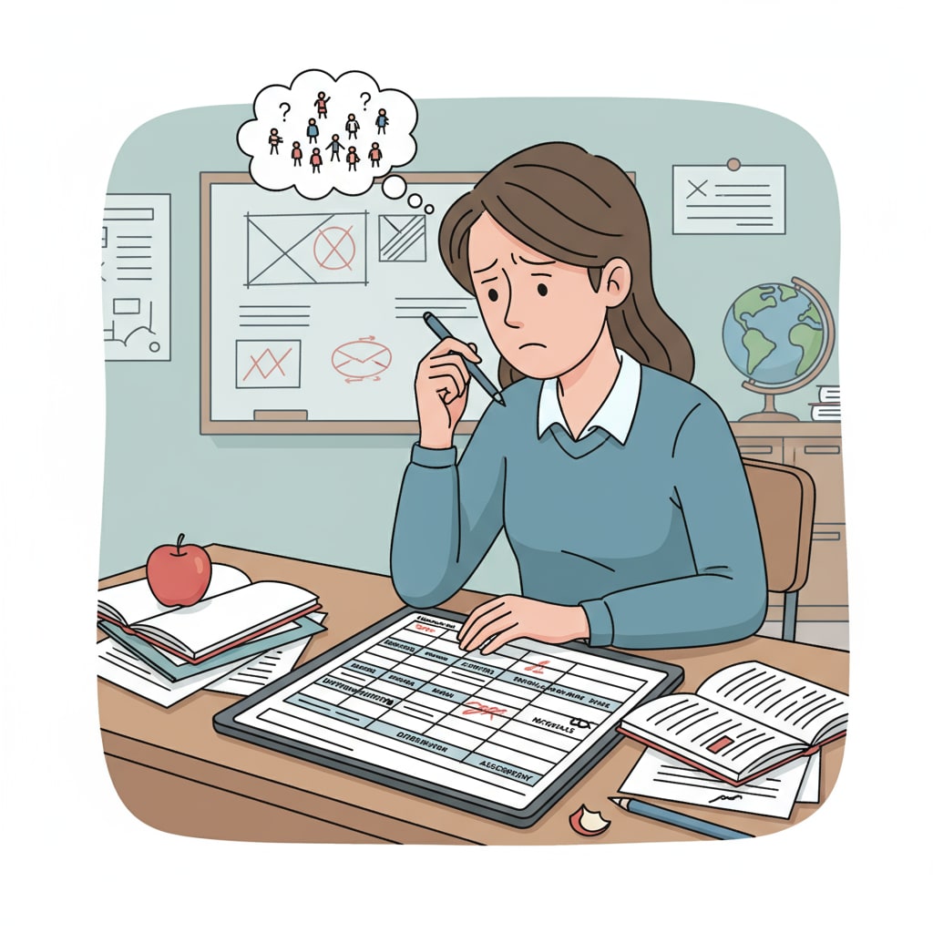 A teacher's struggle with micro - management through lesson plan requirements