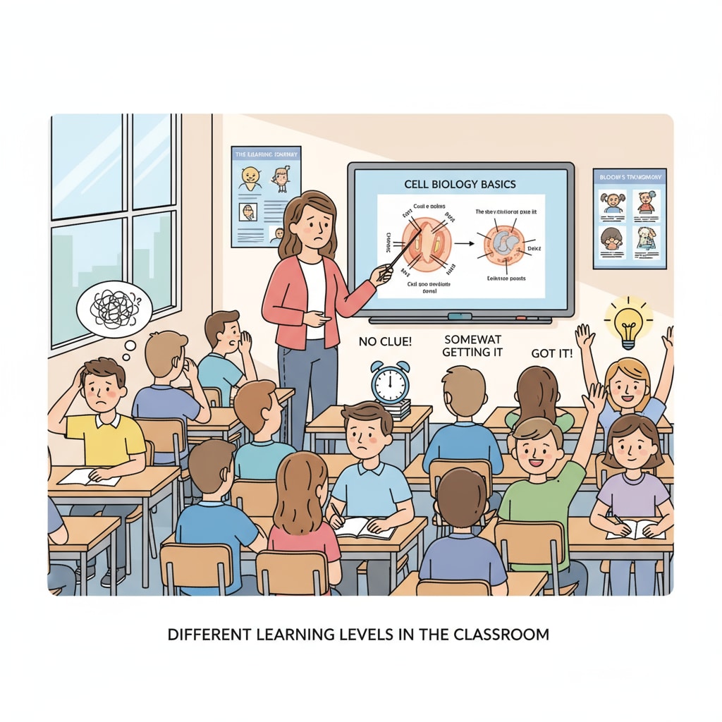 An educator concerned about teaching students of different levels in a resources class