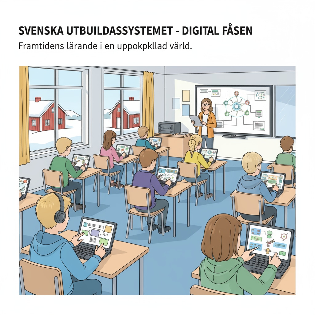 Digital learning in the Swedish education system in a classroom setting