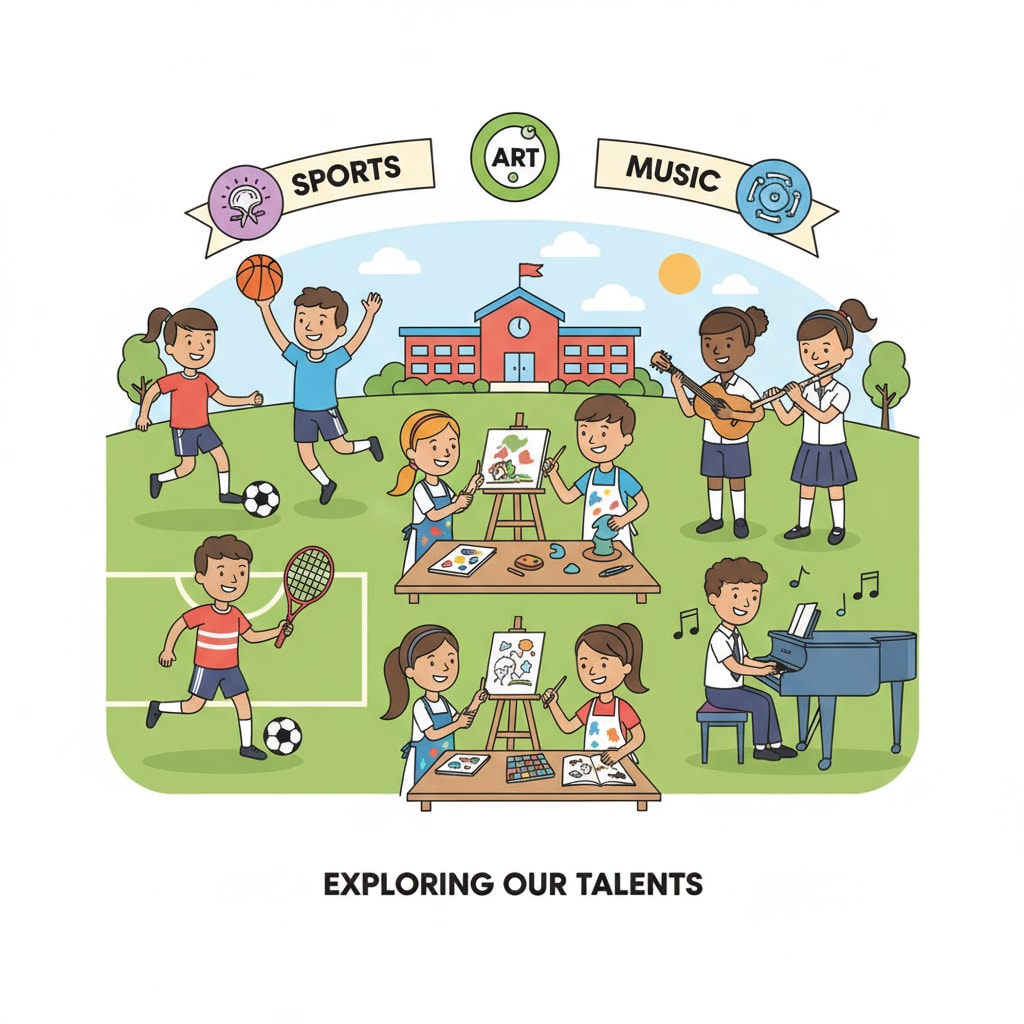 Students engaged in extracurricular activities for international university applications