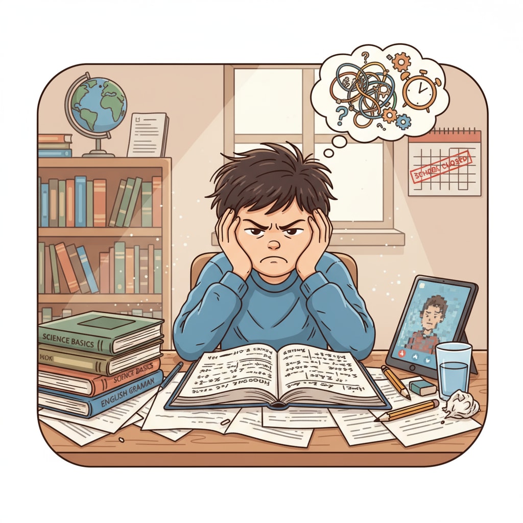 A student's frustrated state during education interruption in the context of academic potential, education interruption, life reinvention