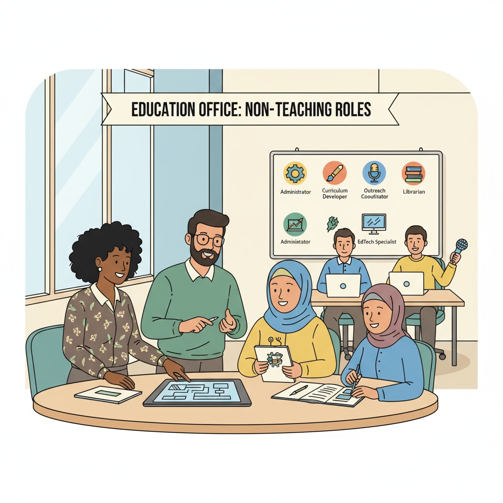 People discussing non-teaching career paths in K12 education