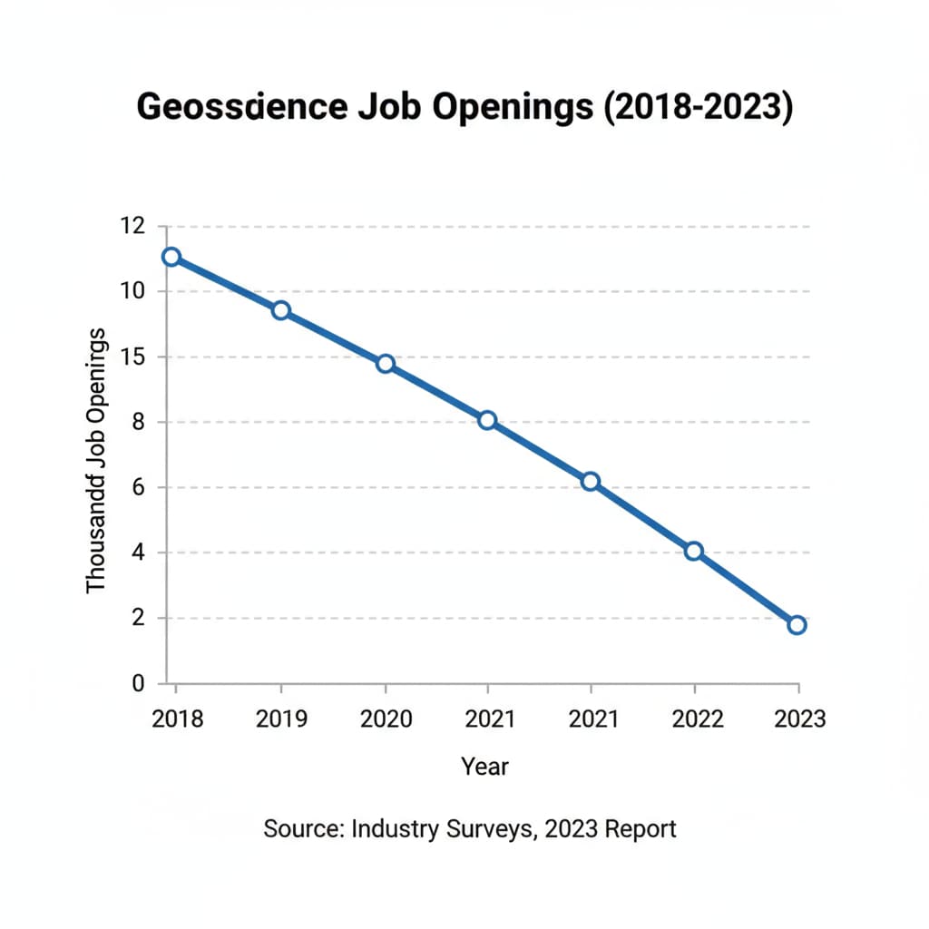 Decline in geoscience job openings related to employment dilemmas