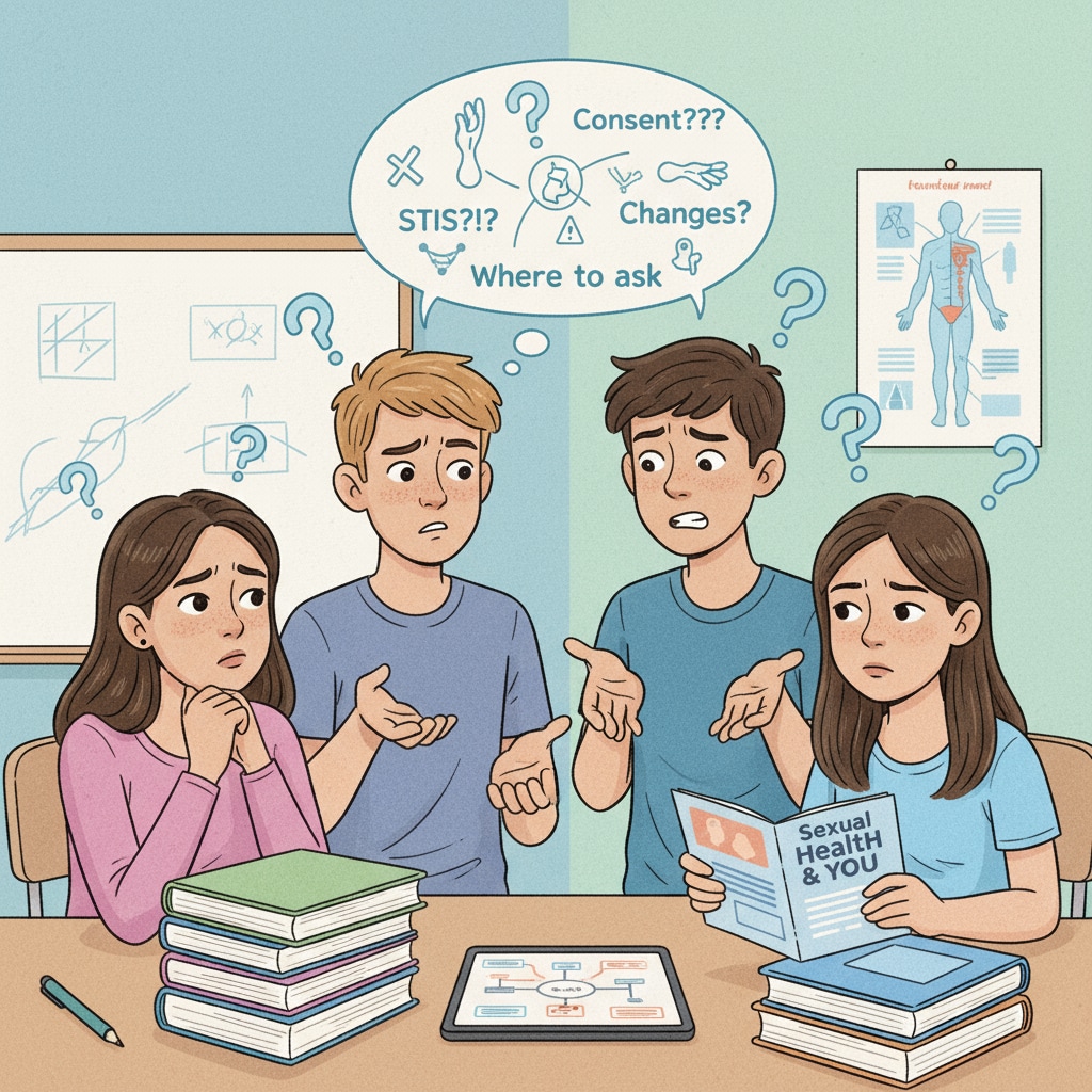 Teenagers confused about sexual health due to lack of information in school sexual education