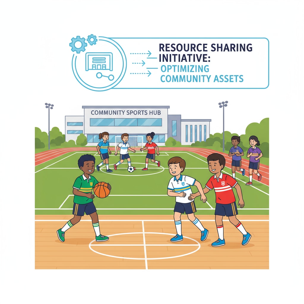 Students from public and charter schools sharing sports facilities in an enrollment competition scenario