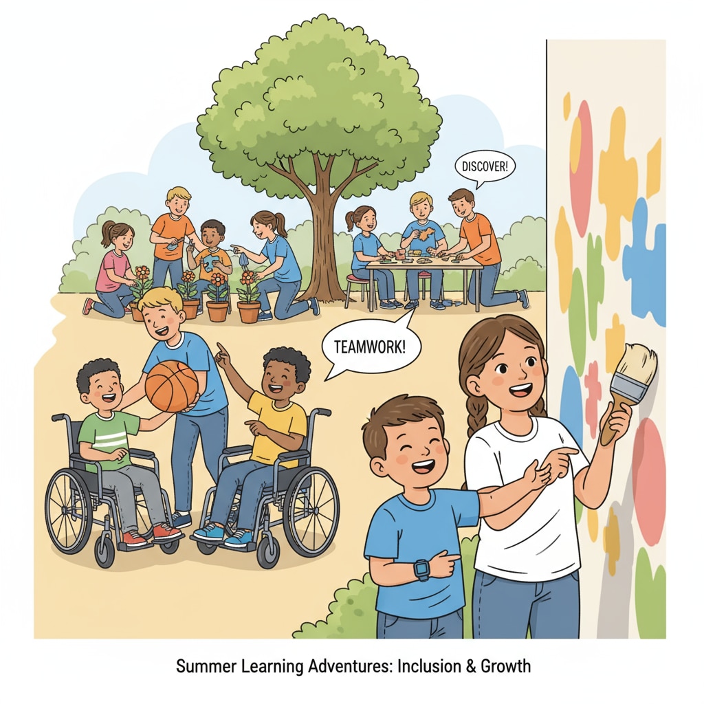 Special education students and older students in a summer job context