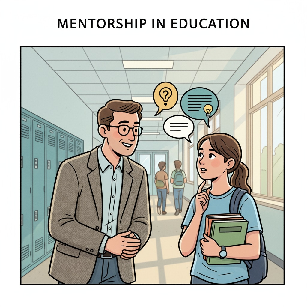 A teacher-student conversation demonstrating the influence of teachers