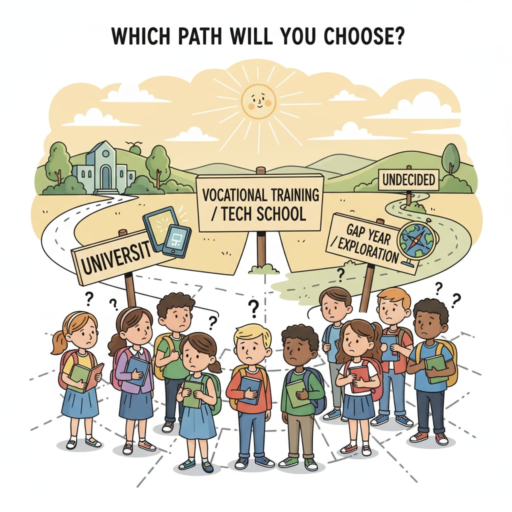 K12 students facing confusion in making educational choices due to social pressures and lack of connection to their authentic desires