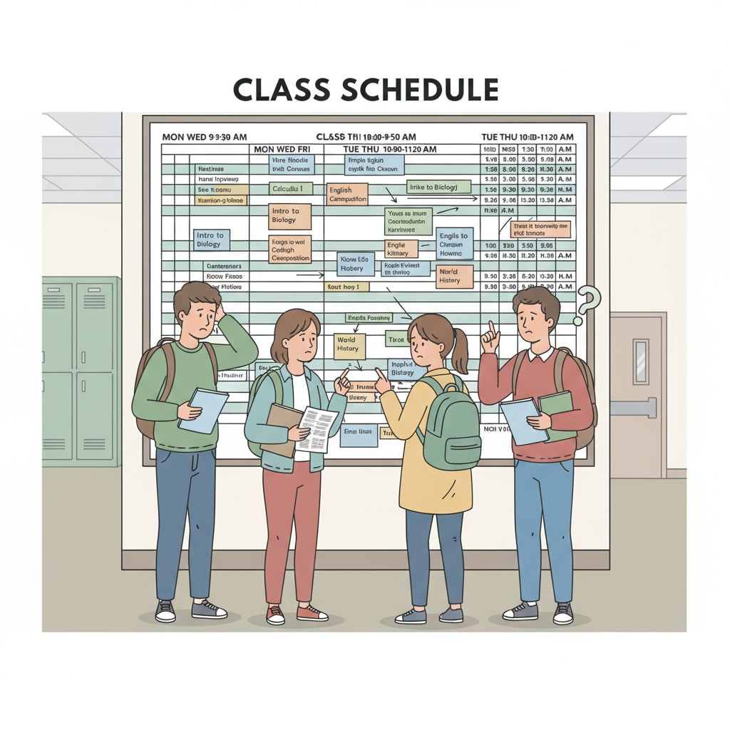 University freshmen facing the dilemma of university courses, time arrangement, and rest schedule selection