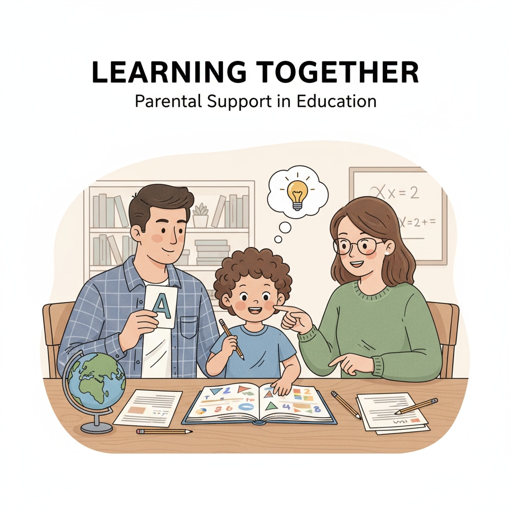 Family engaged in homework help related to child tax credit and student performance