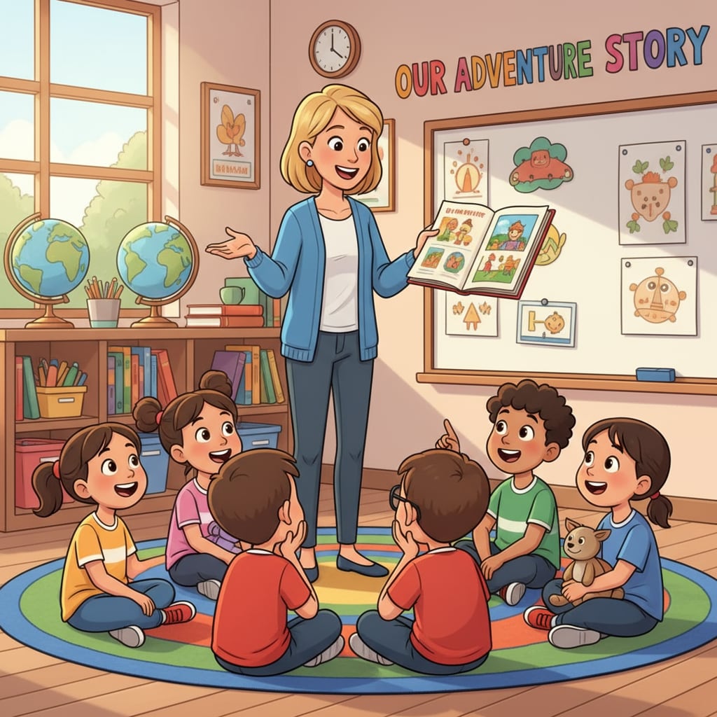 Storytelling in the classroom for identity transformation and personal growth