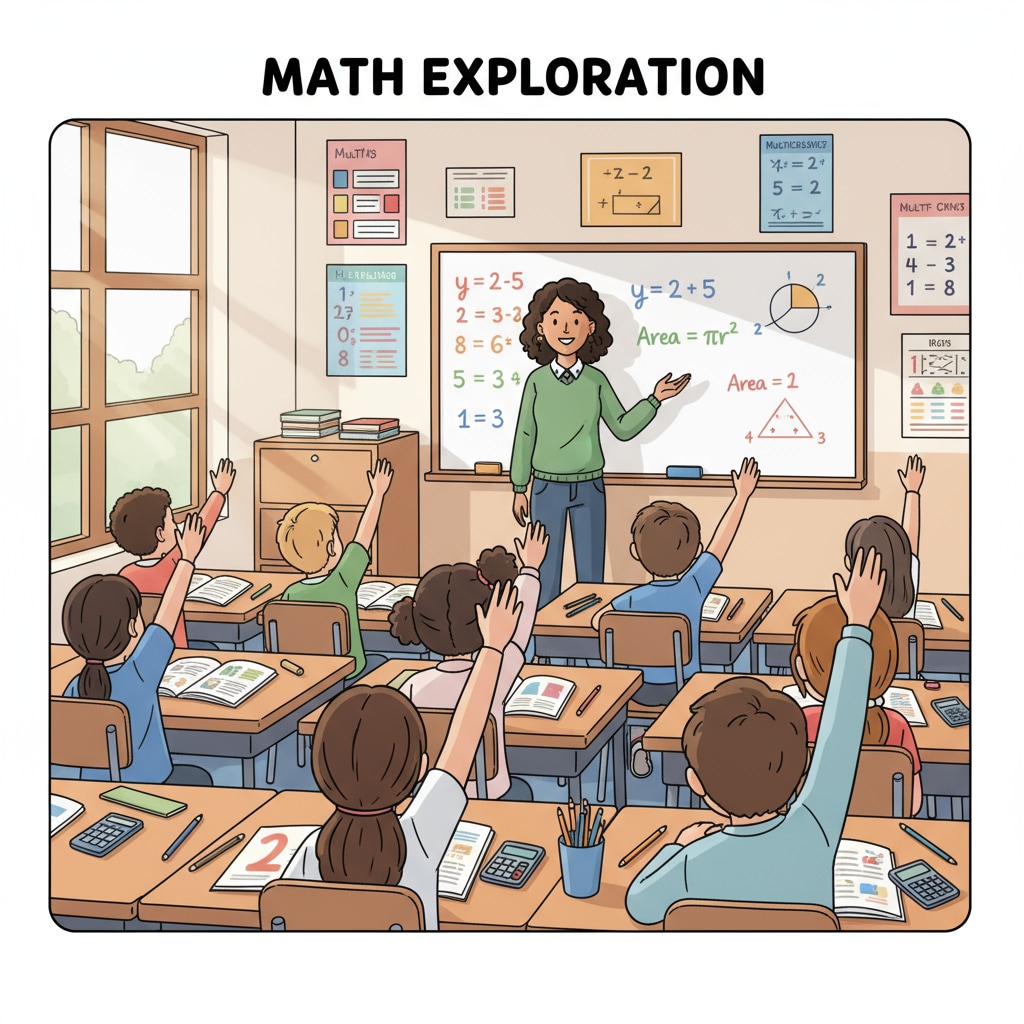 Students asking questions in a K12 math class related to university math concepts and teachers' feelings