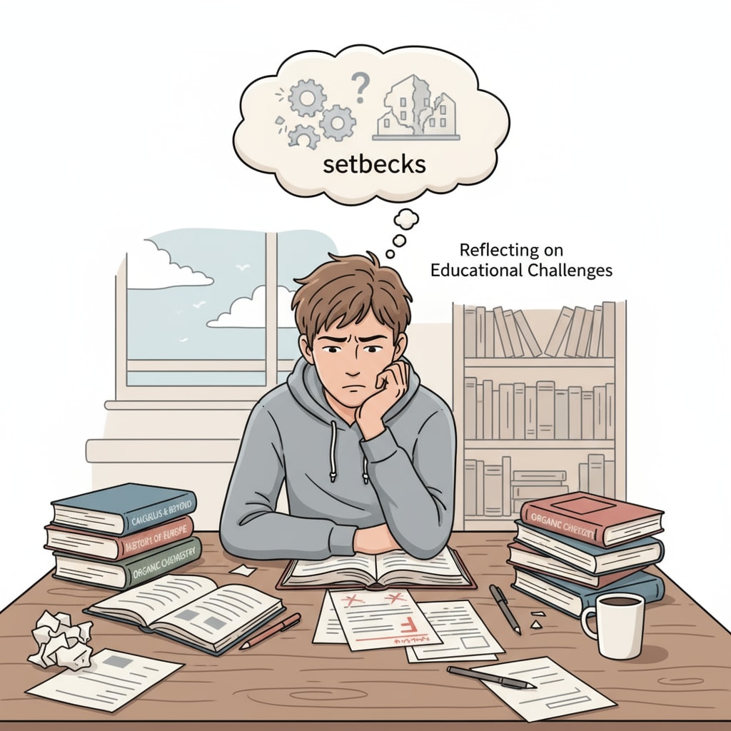 A high-potential individual contemplating educational setbacks and the desire for a restart