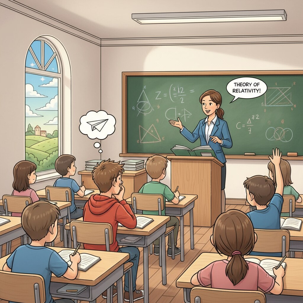 A high-IQ student facing educational setbacks due to lack of engagement in the classroom