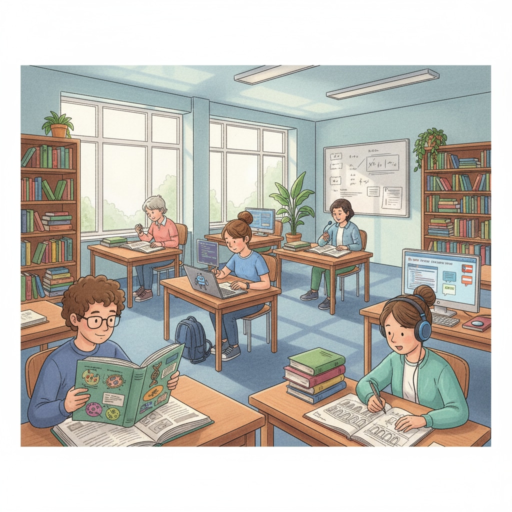 Older students taking personal responsibility in autonomous learning related to homework choices
