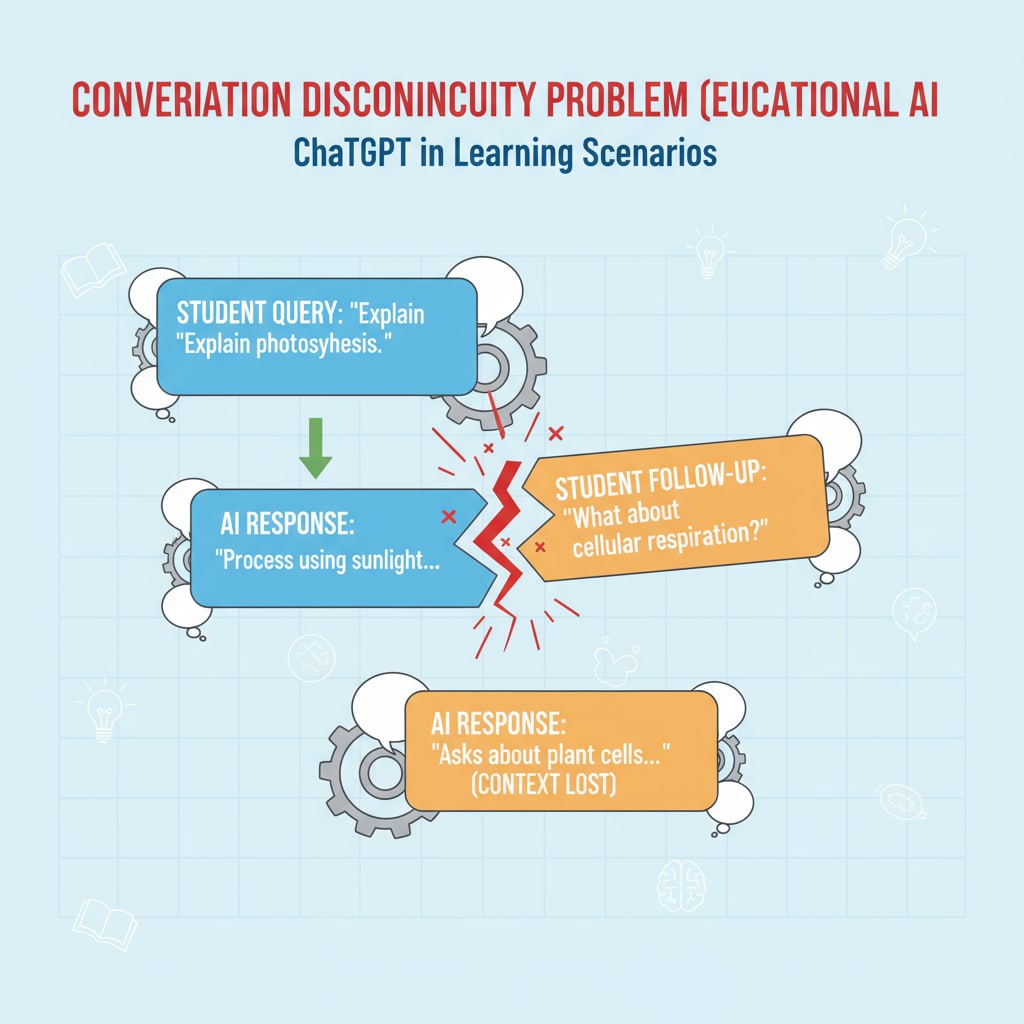 ChatGPT conversation discontinuity in educational tools and its impact on learning limitations