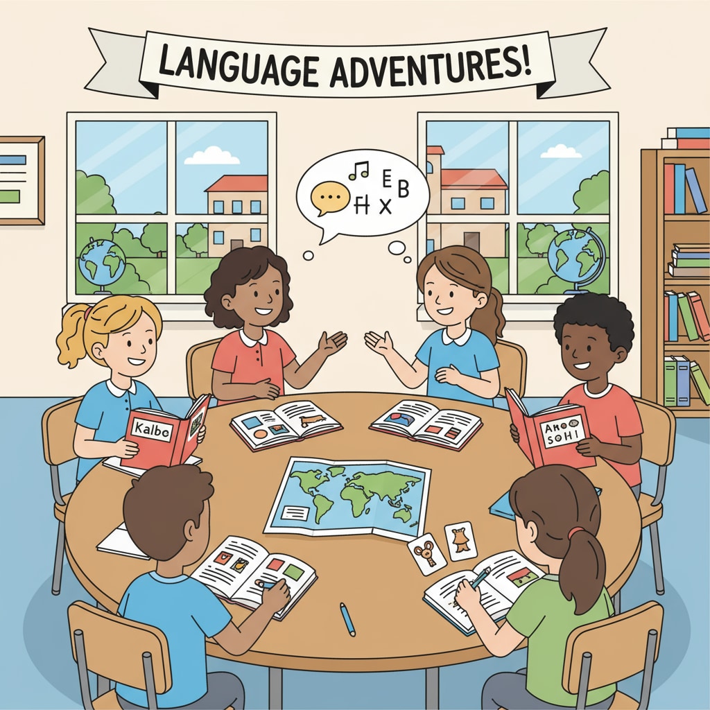 K12 students engaged in language learning related to 
