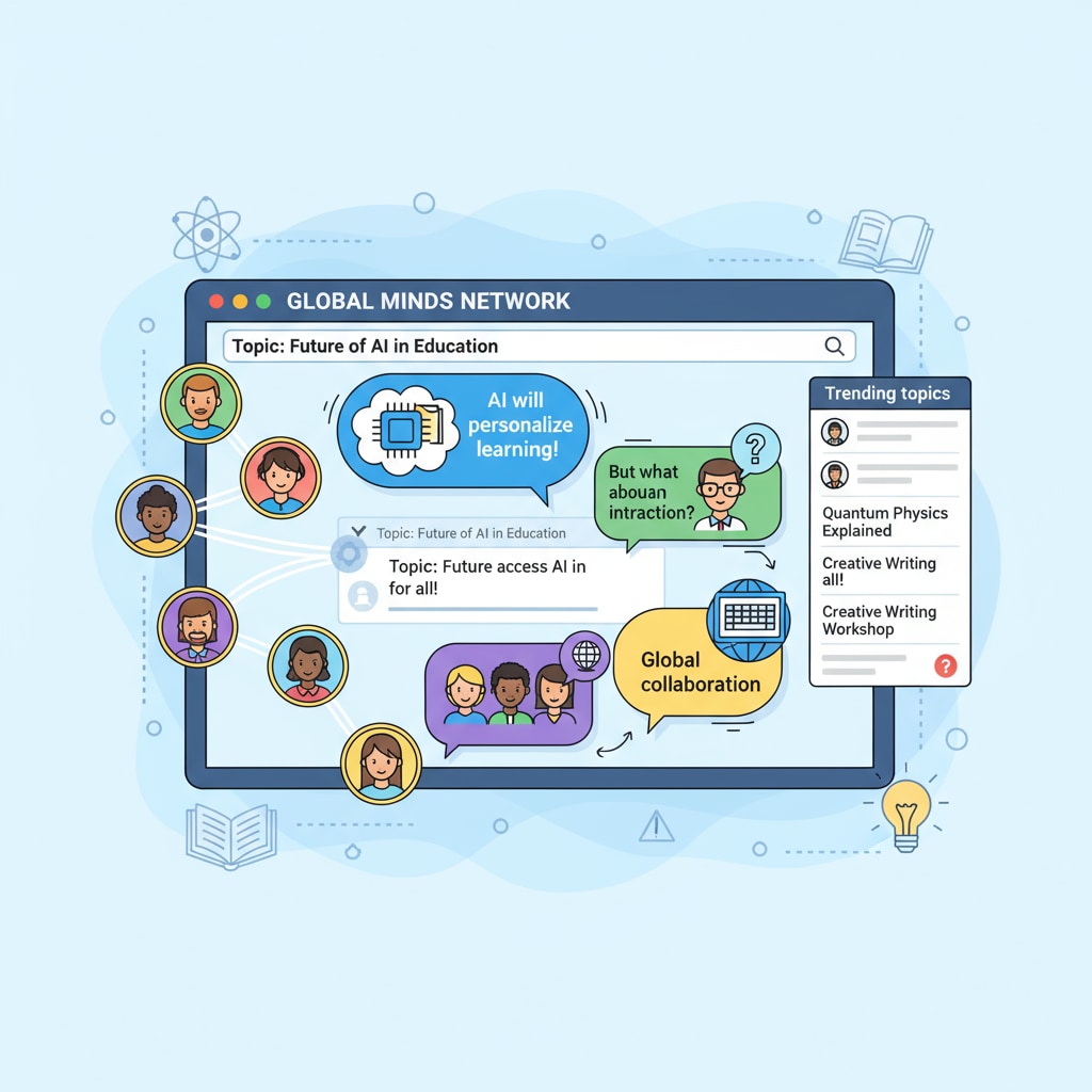 Lively discussion on an uncensored open learning social media platform
