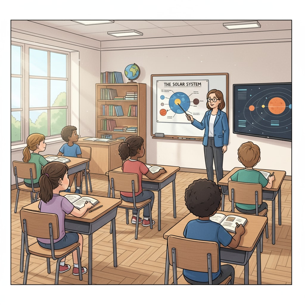 Students listening to a teacher who influences their learning