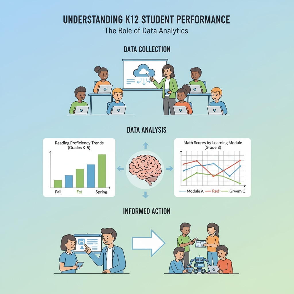 Data analysis in K12 education helping understand student performance - free courses and learning resources