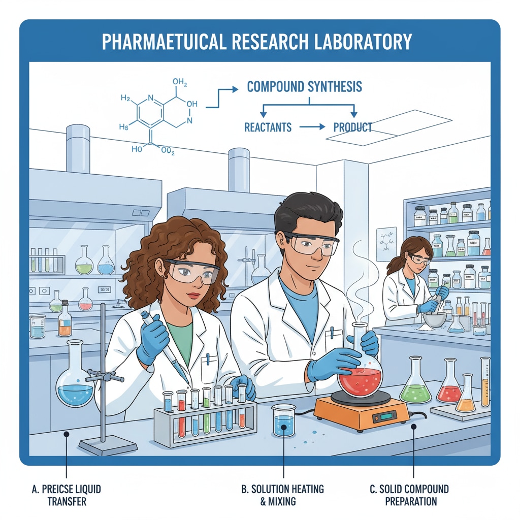 Pharmacy students in a UK laboratory for postgraduate entry programs exploration