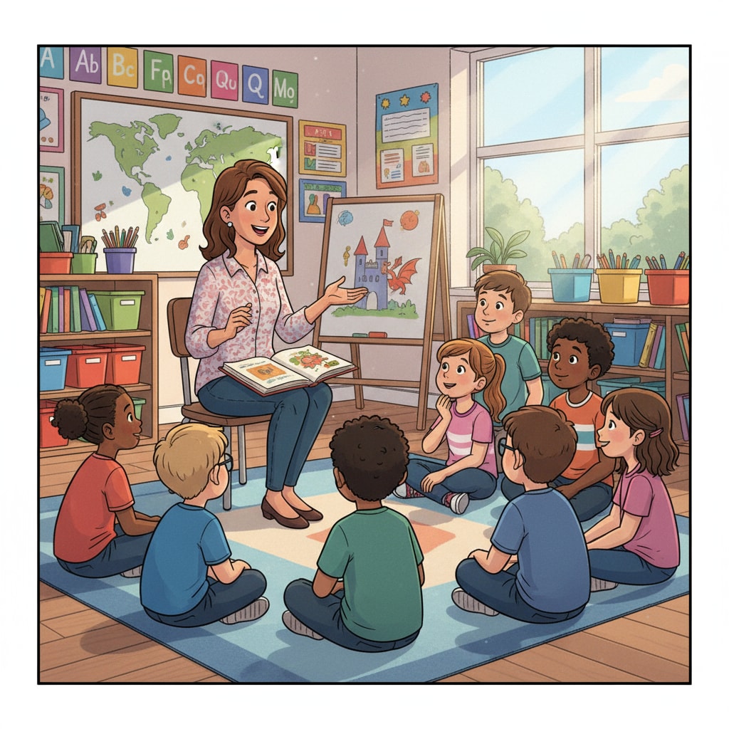 Storytelling in K12 classroom for identity change