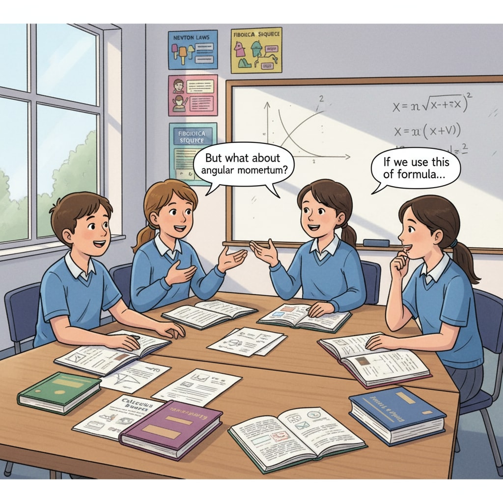 Classroom discussion of math and physics problems relevant to college major selection