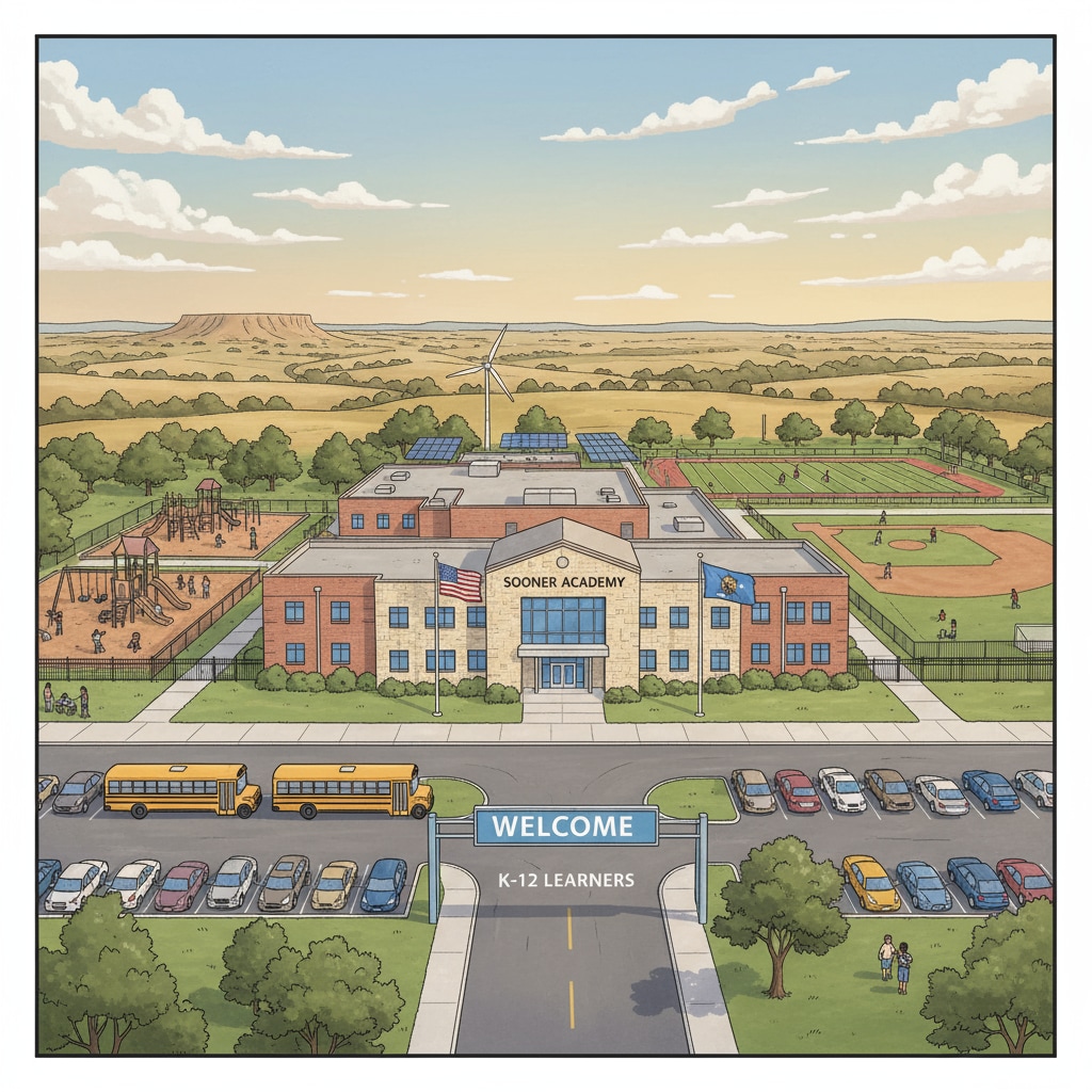 A K12 school in Oklahoma related to education evaluation