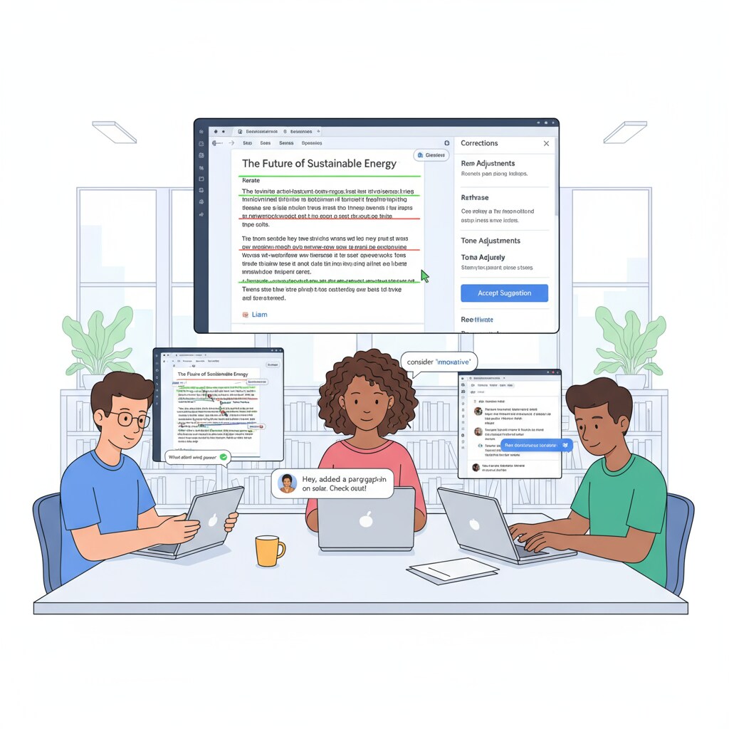 Students using AI writing and creation tools as learning aids in an educational application