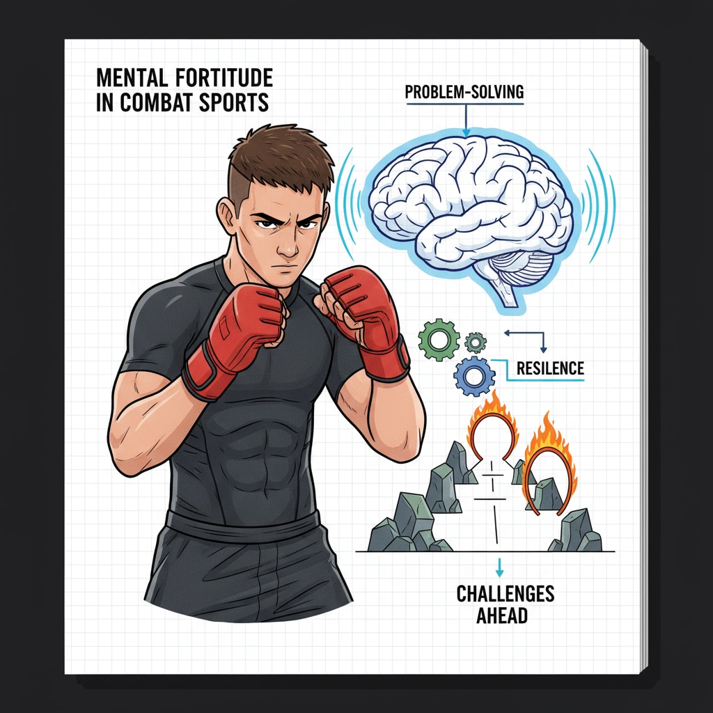 A person engaged in MMA as an extracurricular for college aspirations