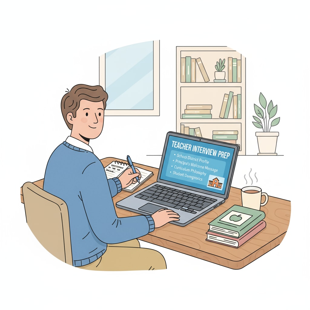 A person researching a school for a teacher interview to improve communication skills in a short term.